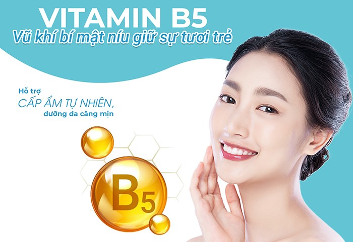 Tác dụng của Vitamin B5 với da