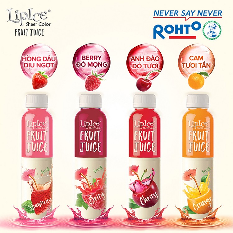 Son dưỡng có màu giá rẻ LipIce Sheer Color Fruit Juice.